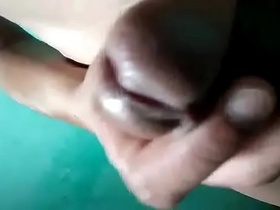 Myanmar gay show his ass and jerk in the toilet